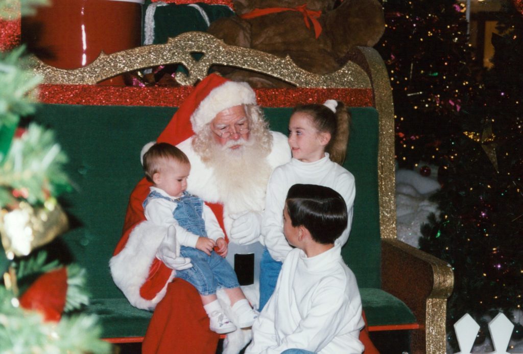 Santa with children