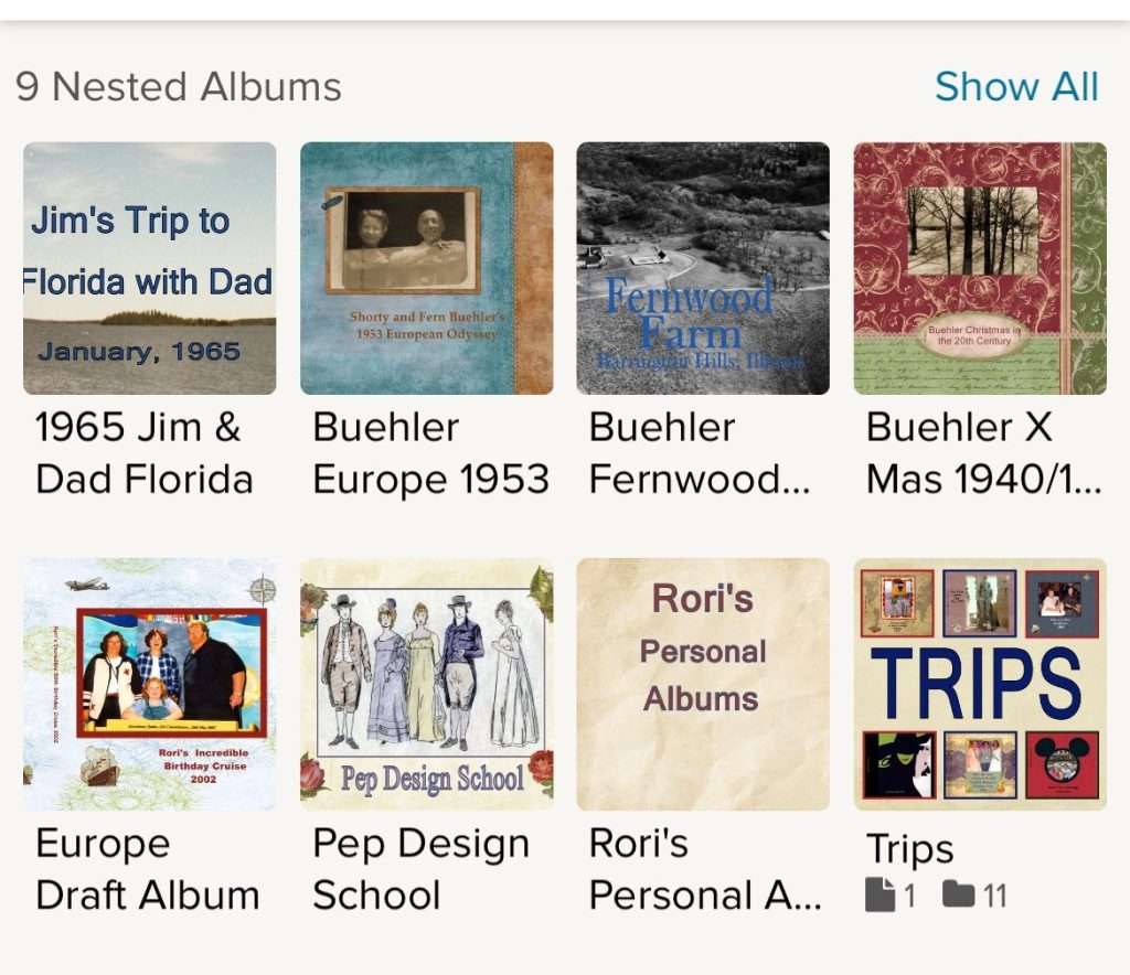 Picture of digital albums